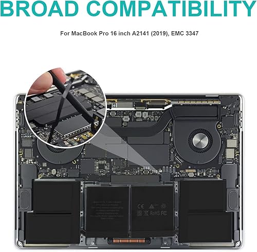 Miniatura 6 de Fancy Buying Batería para portátil A2113 A2141 compatible con MacBook Pro de 16 pulgadas A2141 (versión 2019) EMC 3347, se adapta a MVVJ2xxA
