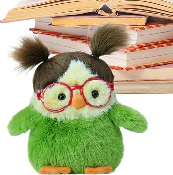Bird Plush Toy Soft Round Portable Doll