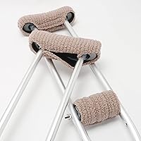 Vista 7 de Almohadillas para muletas – Acolchado para muleta de brazo – Funda de almohada universal acolchada para axilas con mango de antebrazo