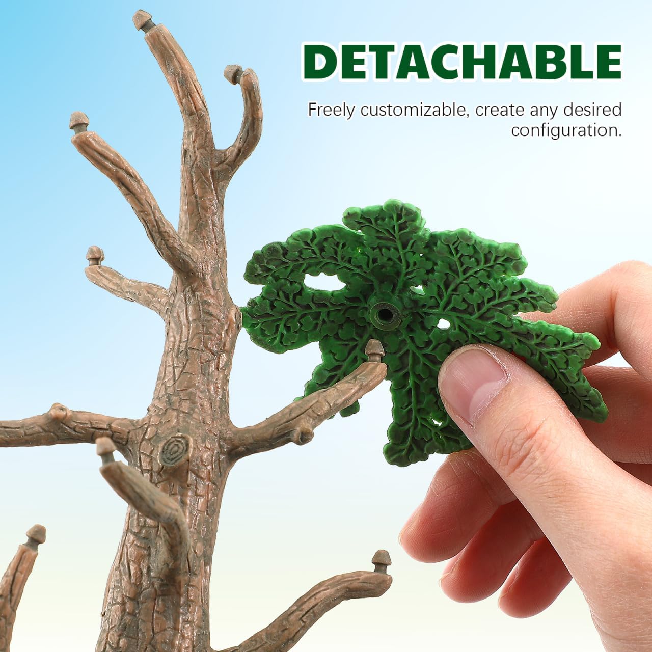 NUOBESTY Micro Landscape Decorations 3Pcs Miniature Cypress Tree Models Artificial Pine Tree Cypress Models Train Railways Architecture Landscape Scenery for DIY Scenery Craft Project Miniature Trees