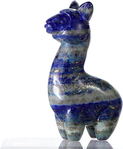 Vista 13 de Amethyst Crystal Alpaca Statue Carved Pocket Purple Animal Carvings Figurine Healing Stone Sculpture for Home Office Decor Gift,2