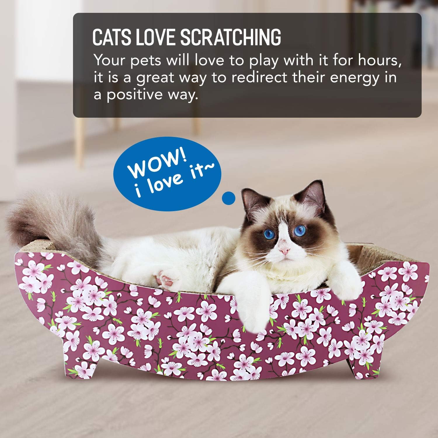 round cat scratching post