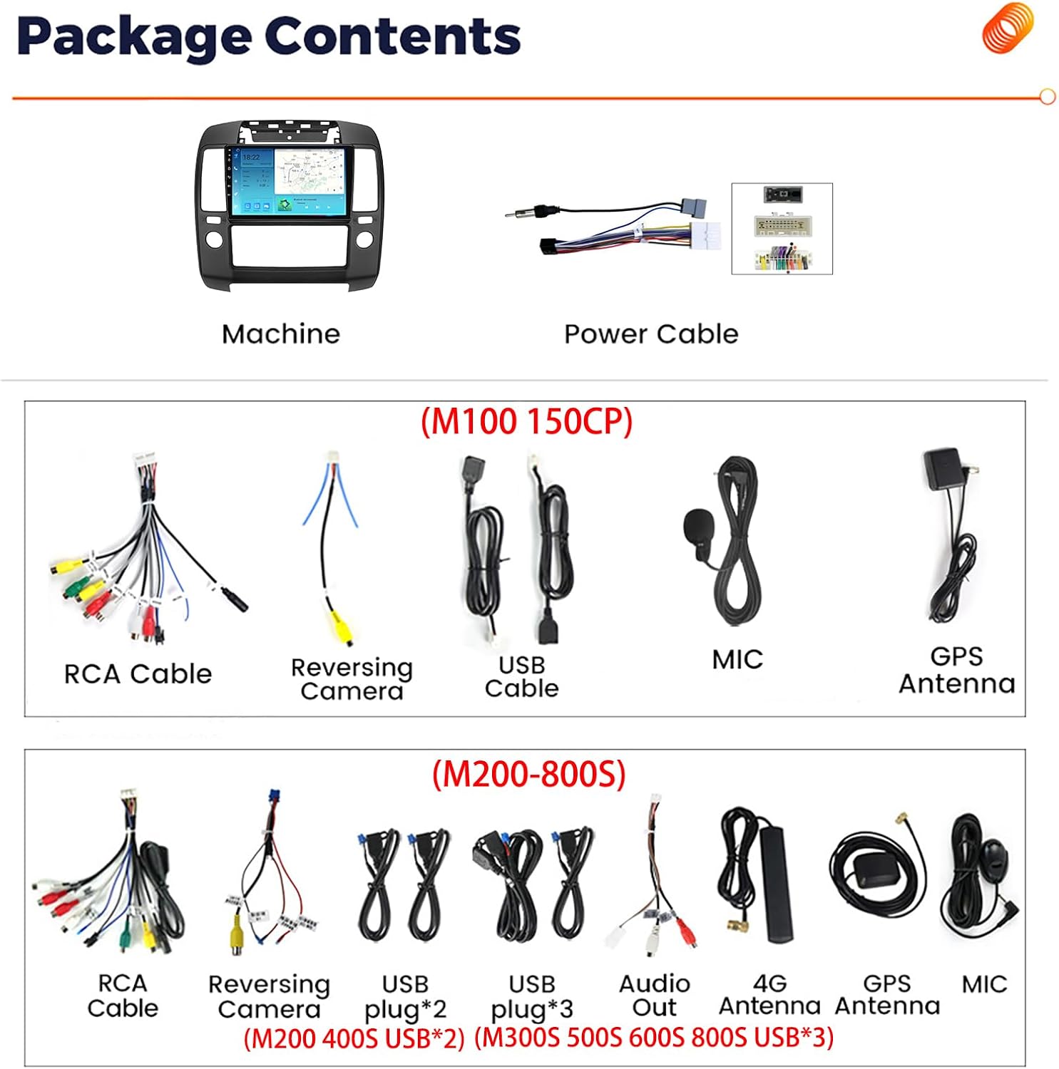 Android 13 System for Nissan Navara 3 D40 2004 2005 2006-2010 2 DIN Car Stereo With FM SWC BT5.0 CarPlay Auto GPS Navigation Touch Screen Upgrade Car Radio Multimedia Player (M100CP 4core 1+32G)