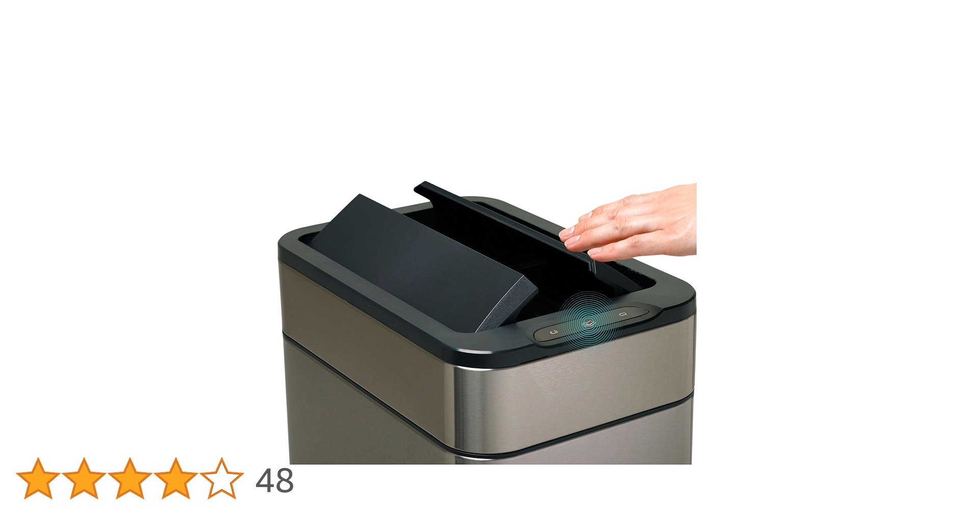 断捨離男爵専用 Amazon｜VOLZAC 脚付き 自動開閉 ゴミ箱 NONN 20L 20L袋対応