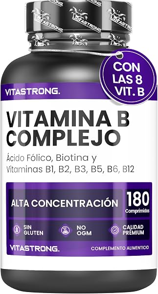 Vitastrong Vitamina B Complejo Alta Dosis 180 tabletas