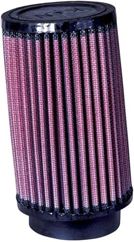 Miniatura 1 de K&N Filtro de entrada de aire universal con abrazadera alto rendimiento, premium, lavable, filtro de aire de repuesto diámetro de la brida 2.5