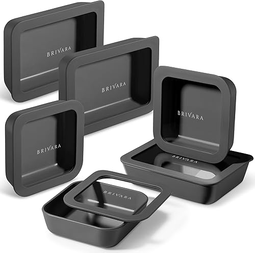 Recipiente de almacenamiento de alimentos de vidrio recubierto de cerámica  Sin PTFE, PFOA, PFAS y BPA  Recipiente reutilizable no tóxico para