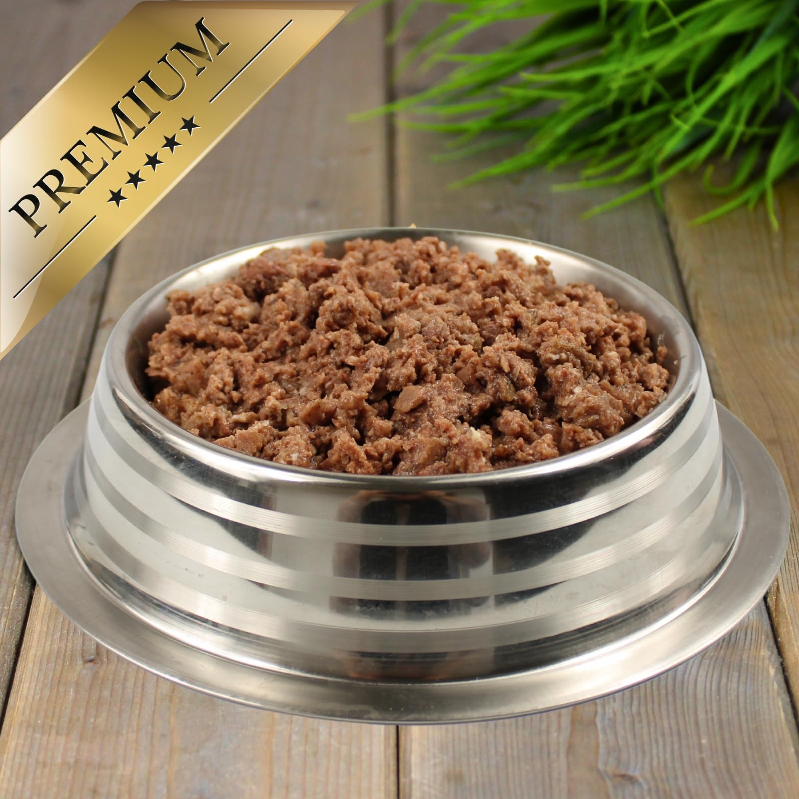Lecker.Pet® 33 x 150 g Gino's pâté Fine Riche en bœuf, Aliment pour Chiens