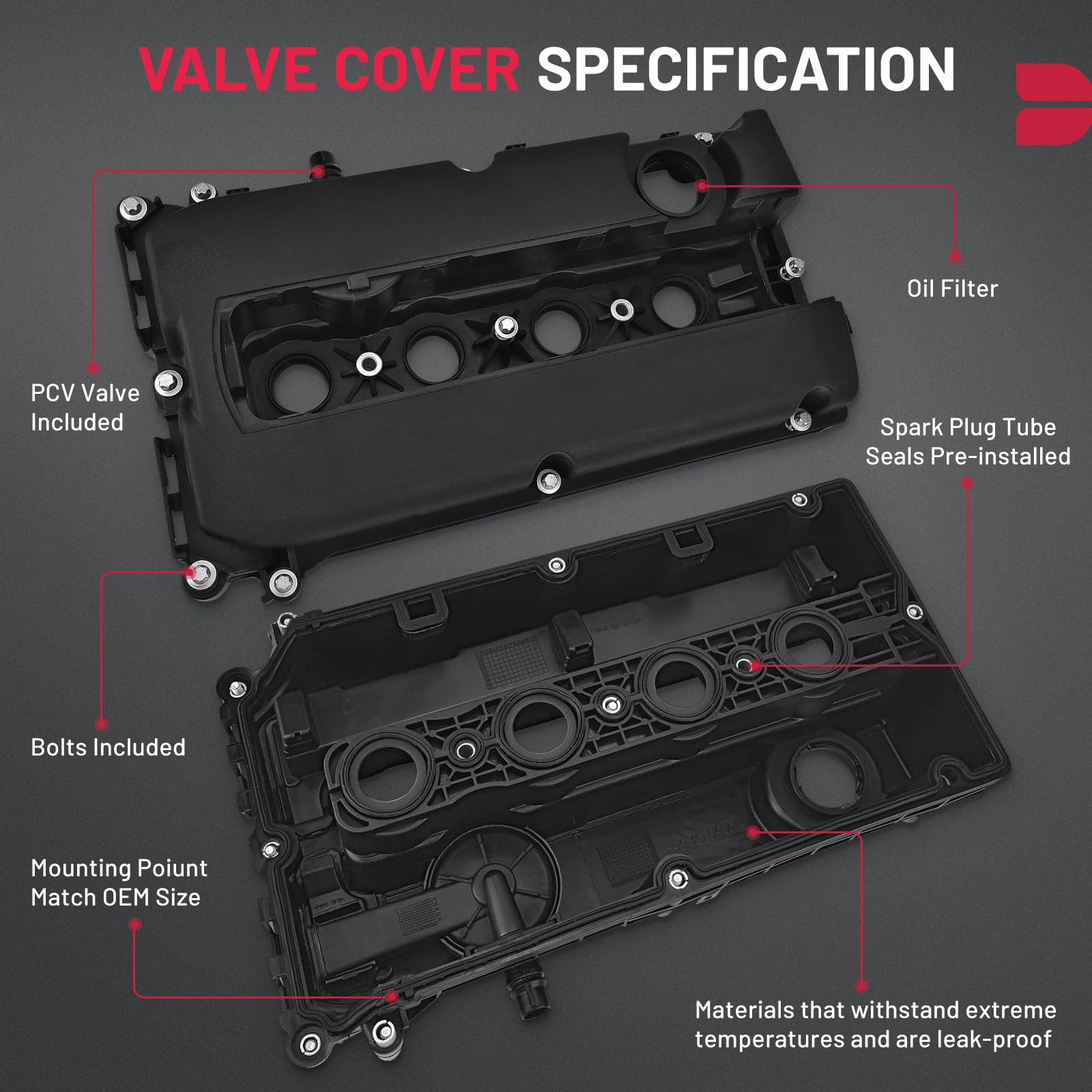 Coperchio Valvole Per Chevrolet Aveo/Cruze 1.8L - Ricambio Originale 55564395 - Foto 2