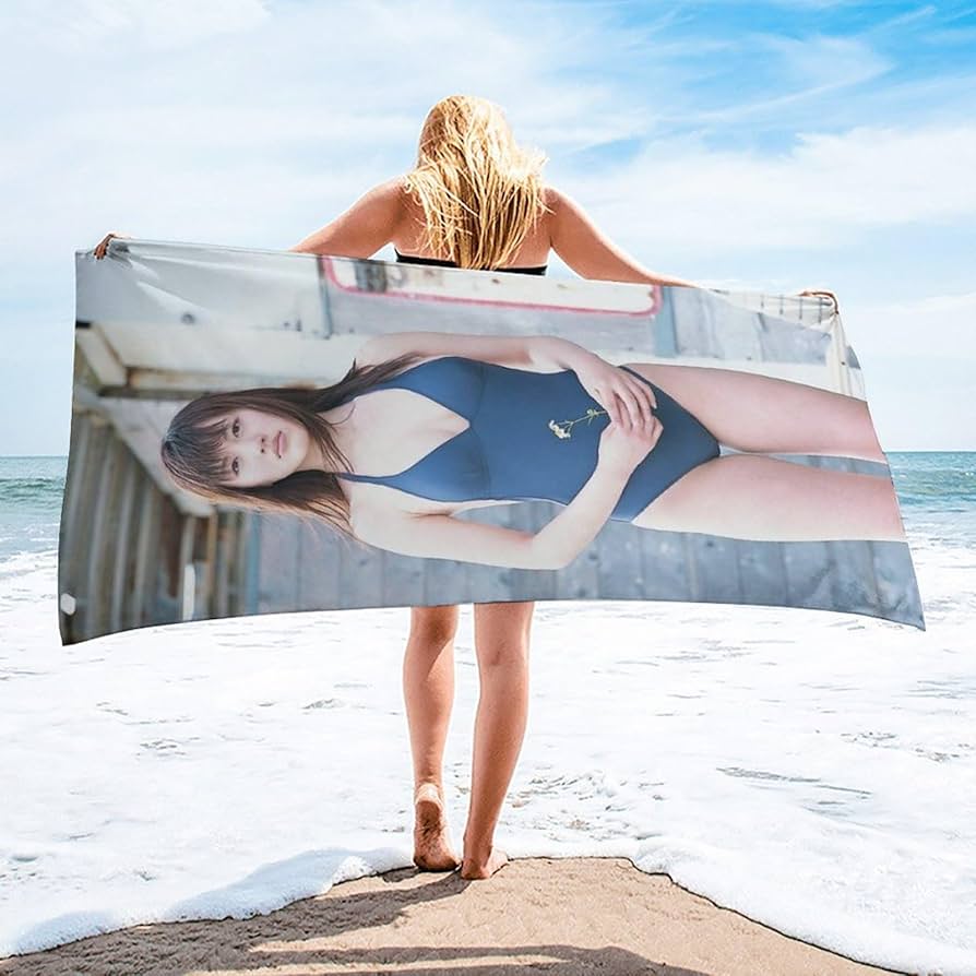 Amazon｜綾瀬はるか(333) バスタオル ビーチタオル タオル 速乾 大判