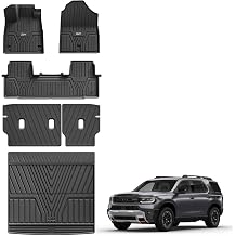 3W Floor Mats & Cargo Liner & seatback mats Fit for Honda Passport 2026