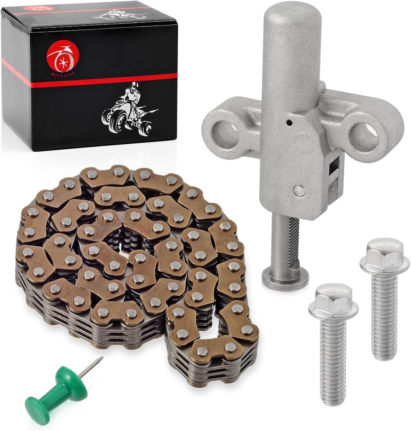 Cam Timing Chain 52L & Tensioner For HONDA Recon 250 TRX250 1988-2001 14401-HM8-003 14540-HM8-003