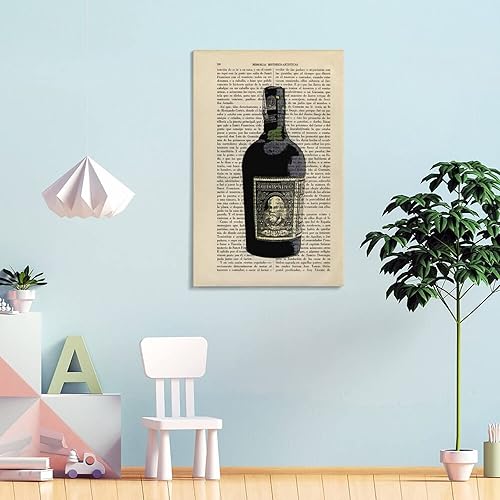 Miniatura 4 de Botella de arte de Rum para decoración de cumpleaños, decoración de pared, póster decorativo de lienzo, arte de pared, póster de sala de estar,