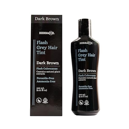 Miniatura 2 de Cubierta de cabello gris "Flash" marrón oscuro | Sin amoníaco ni peróxido | Herbacol Castaño Oscuro "Flash" Cubrecanas | Sin Amoniaco ni Peroxido |