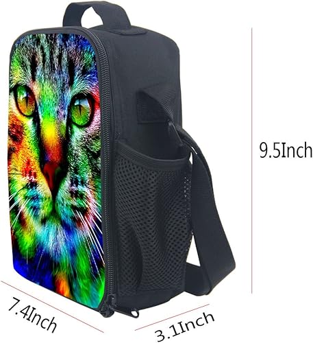 Miniatura 14 de CARBEEN - Lonchera aislada con diseño de dinosaurio, gato, tiburón, husky y delfín en 3D (DINOSAUR6) Dinosaurio6,cat 1,Dinosaurio,Dinosaurio5,Husky