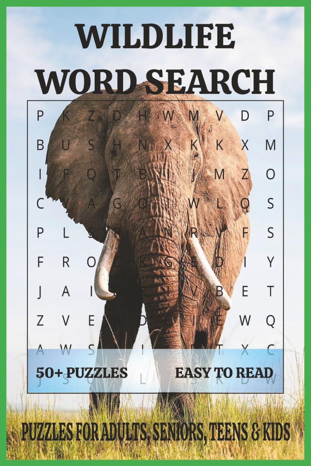 Wildlife Word Search Puzzle Book: Wildlife Word Search with Easy to Read Print about Wildlife, Wildlife adventures, Exploring wildlife and more | 6x9 ... Gift for Vacations, Holidays and Free Times