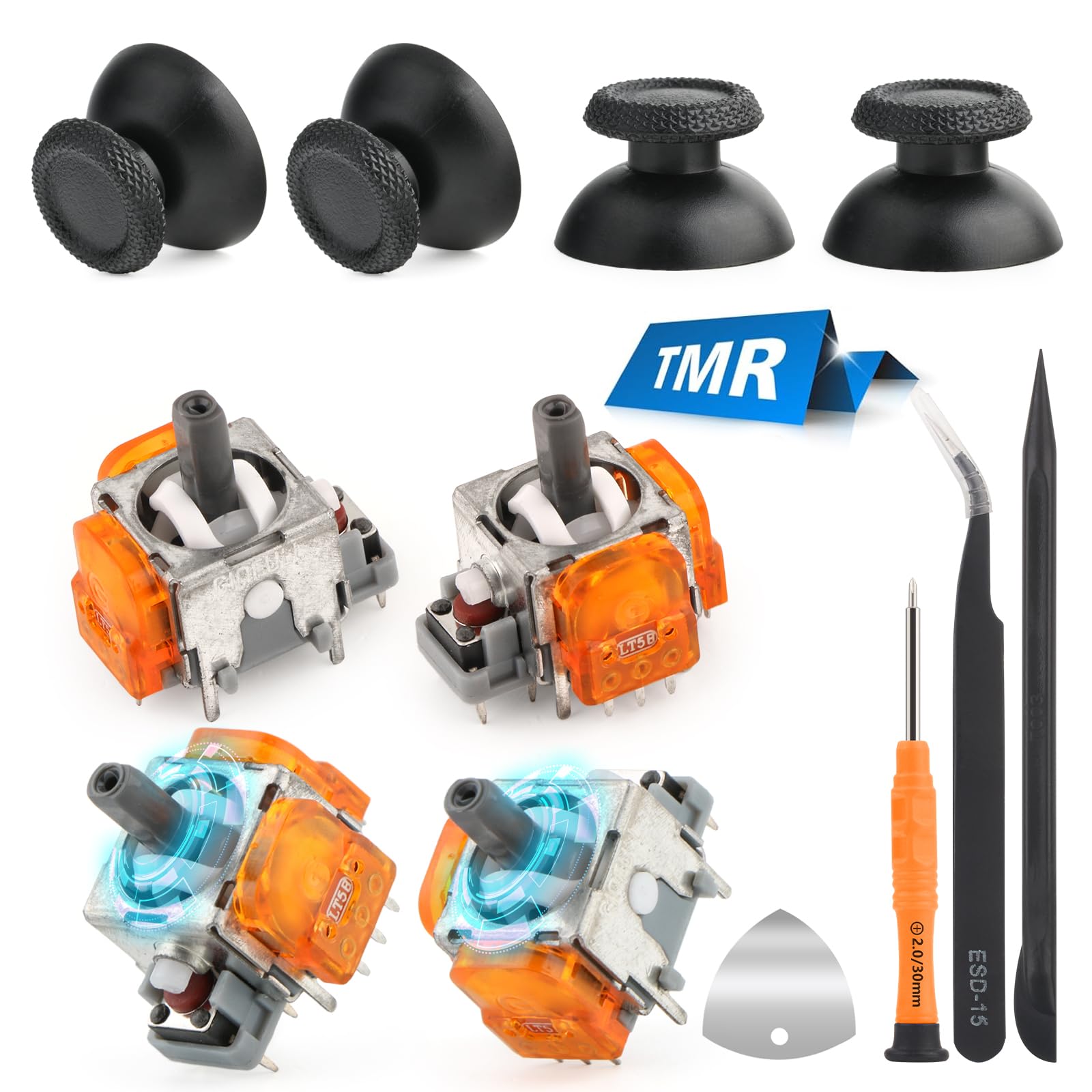 Amazon.com: 4Pack TMR Joysticks for PS5 Electromagnetic Joystick