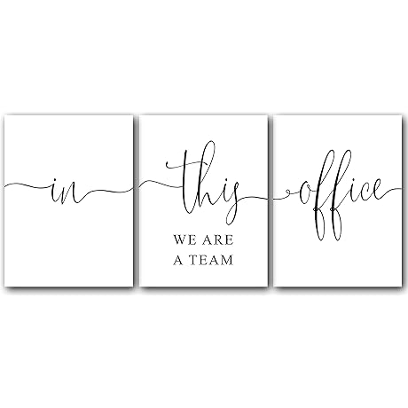 In This Office We Are Team Canvas Wall Art