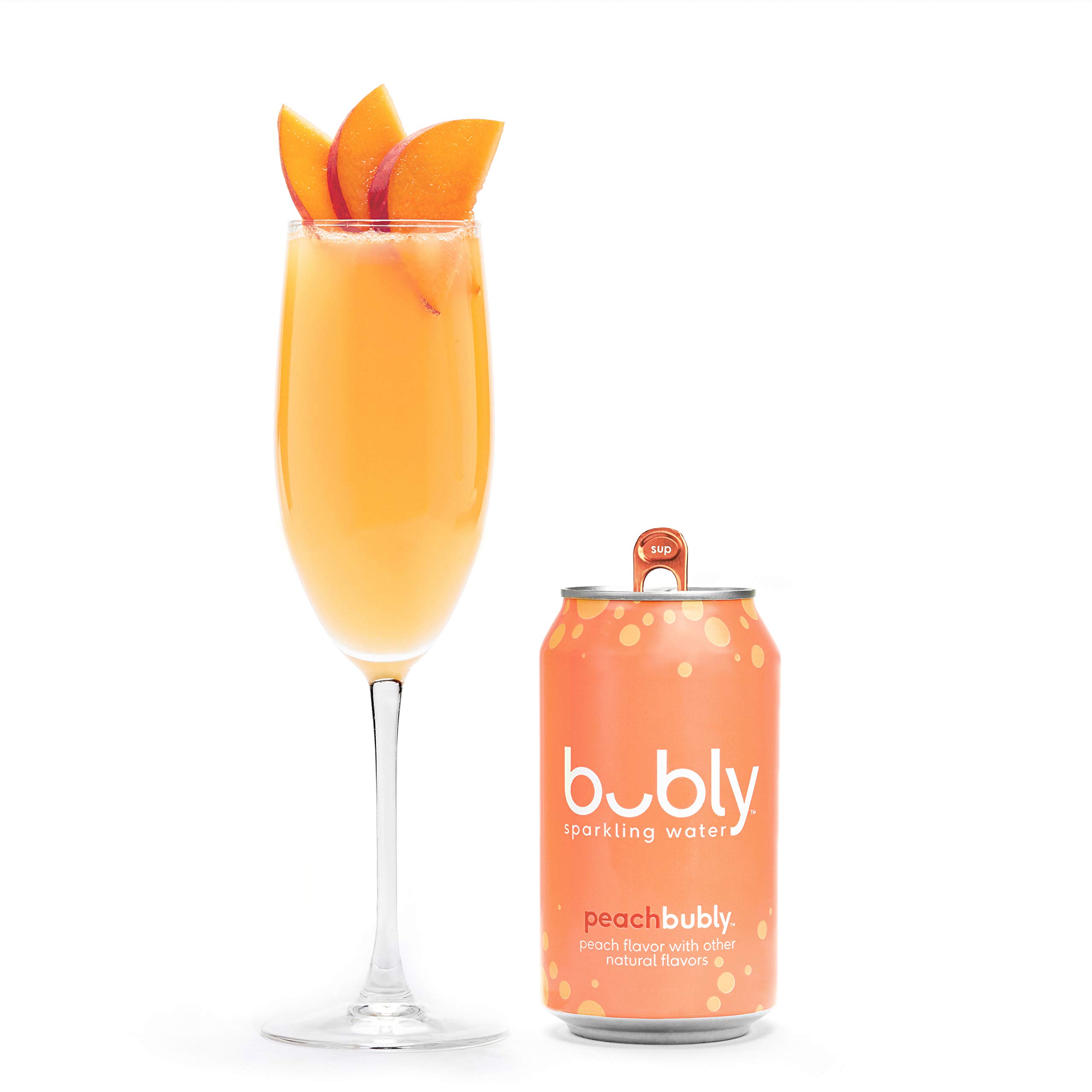bubly Sparkling Water, Berry Peachy Variety Pack, 12 fl oz. Cans, (Pack
