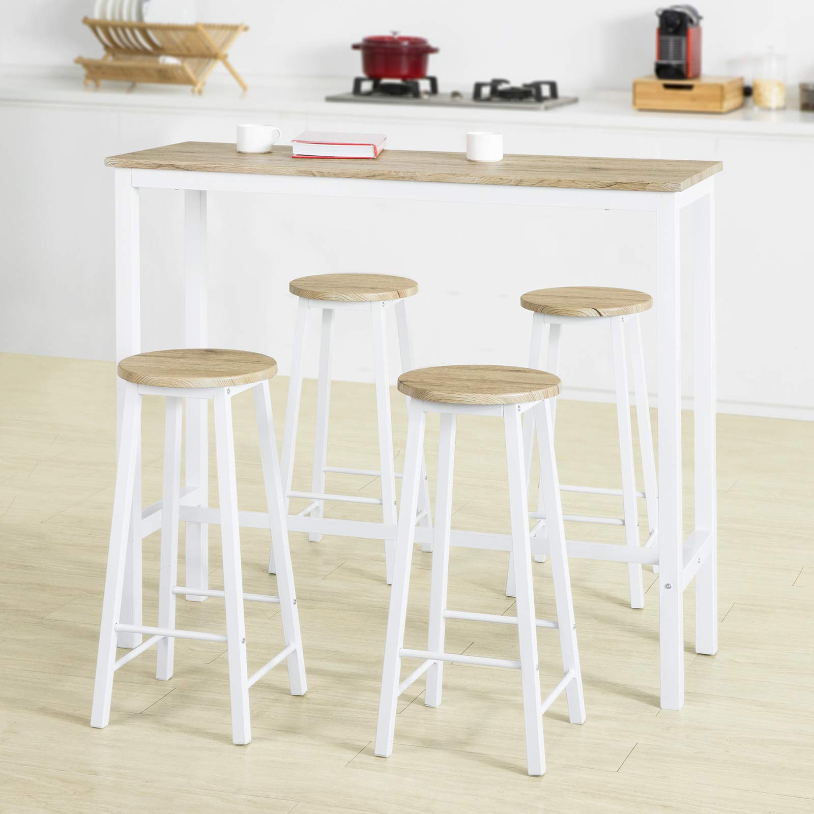 Amazon｜SoBuy カウンターテーブル ダイニングテーブル 4人用 バー