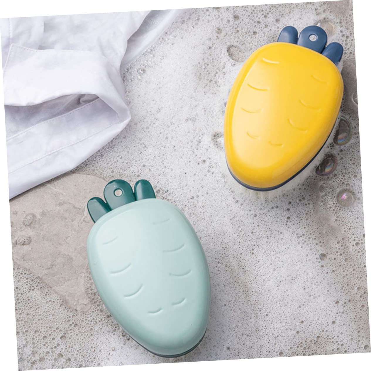 15 Stück Karotten-Schuhbürste, Sneaker-Bürste, Schuhreinigungsbürste, Kleiderbürste, Wäschebürste, Schuhputzbürste, Schuhbürstenreiniger, Outdoor-Handbürste, Wäschebürste, Hutbürste/643