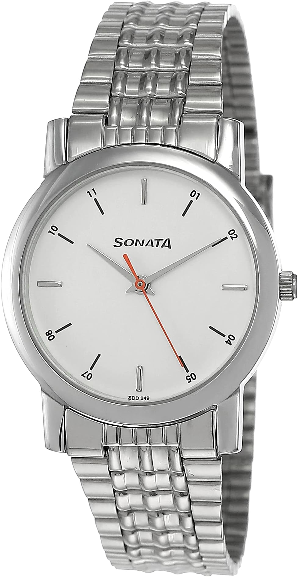 White Dial Analog watch For Men-NP7987SM03W