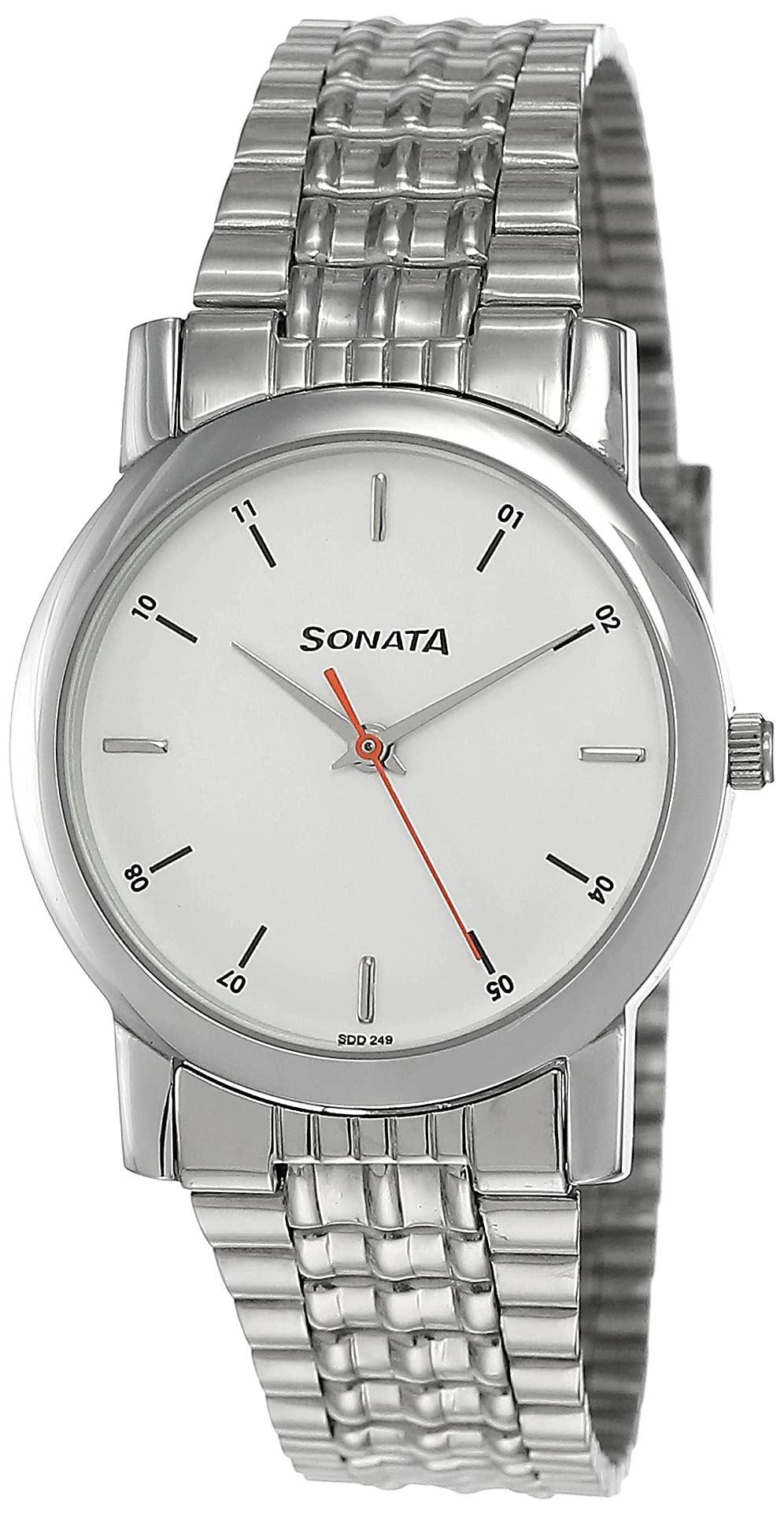 Sonata Analog White Dial Men's Watch - 7987SM03