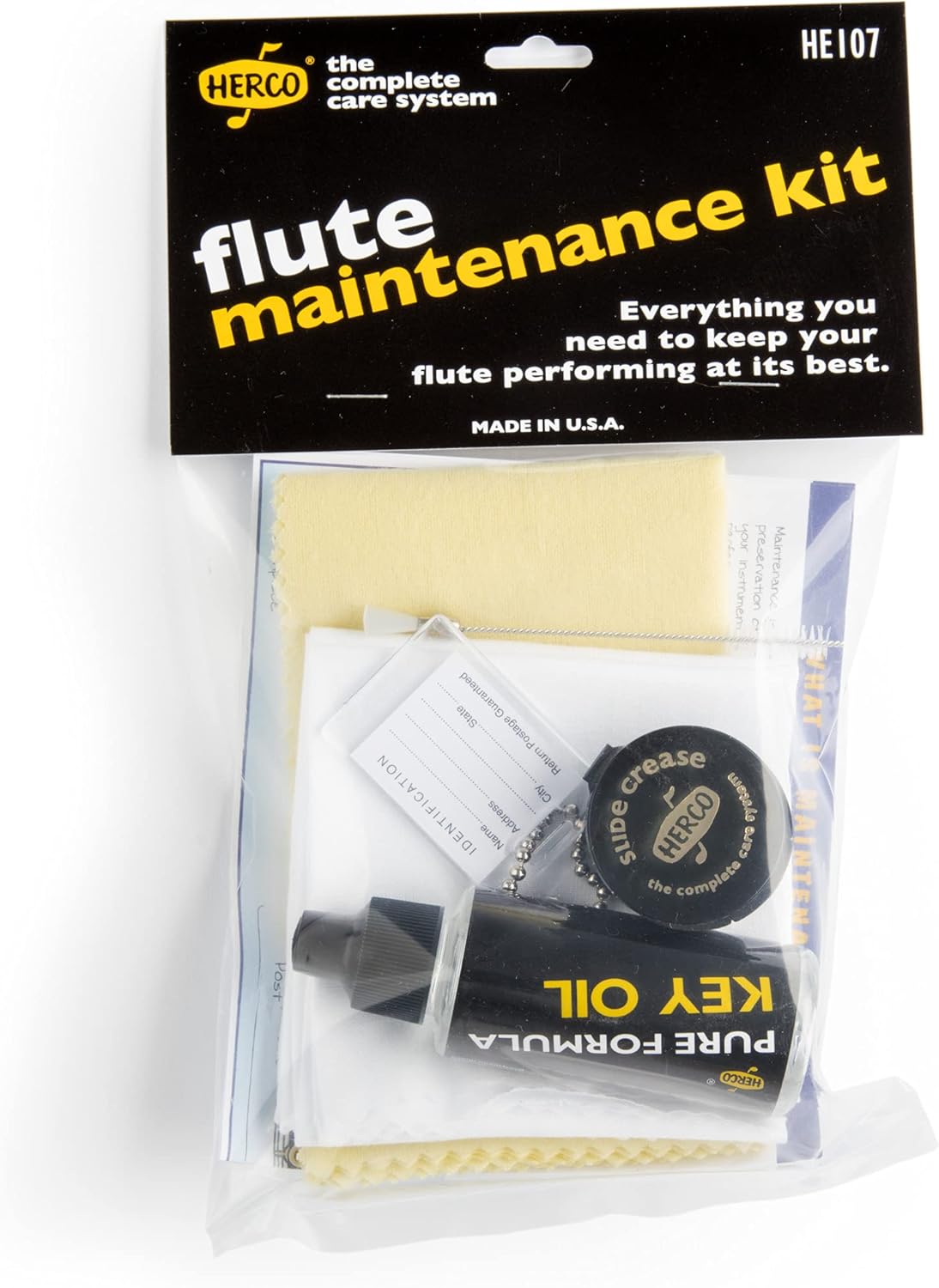 Herco HE107 Flute Maintenance Kit : Musical Instruments
