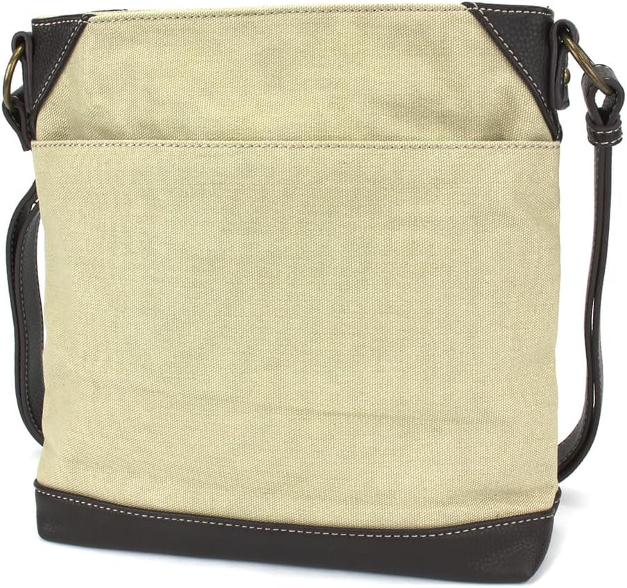CHALA Canvas Crossbody Women Mid-Size Crossbody Shoulder Purse with Adjustable Strap - Image 2