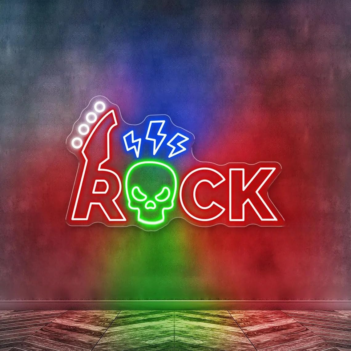 Rock Neon Sign, Rock and Roll Custom Light, Neon Bar Signs, Live Show Party Light, Pub Club Sign, Welcome Signs, Gift for Music Lover