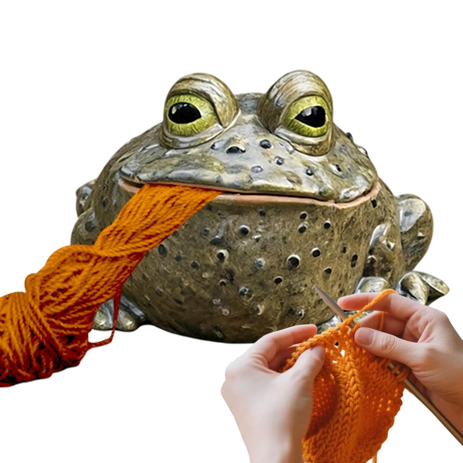 Support grenouille décoratif pour étagère et comptoir de maison