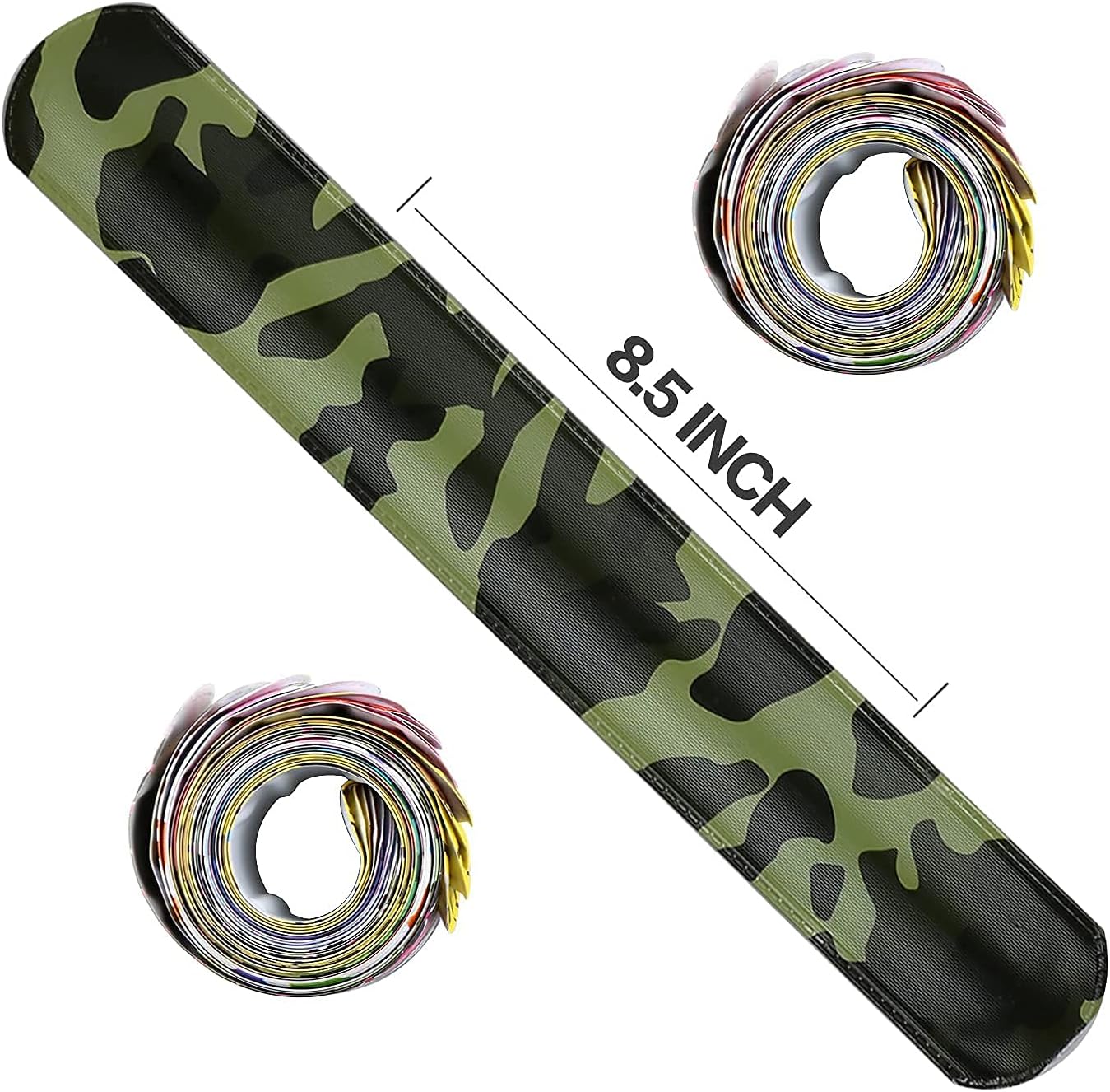 Bracelets Party,52 Pack Slap Bracelets (20 Design), Snap Bands with Friendship, Peace, Hearts, Animal Prints Toys Valentine’s Day Party Favors Birthday School Classroom Prize Exchanging Gifts