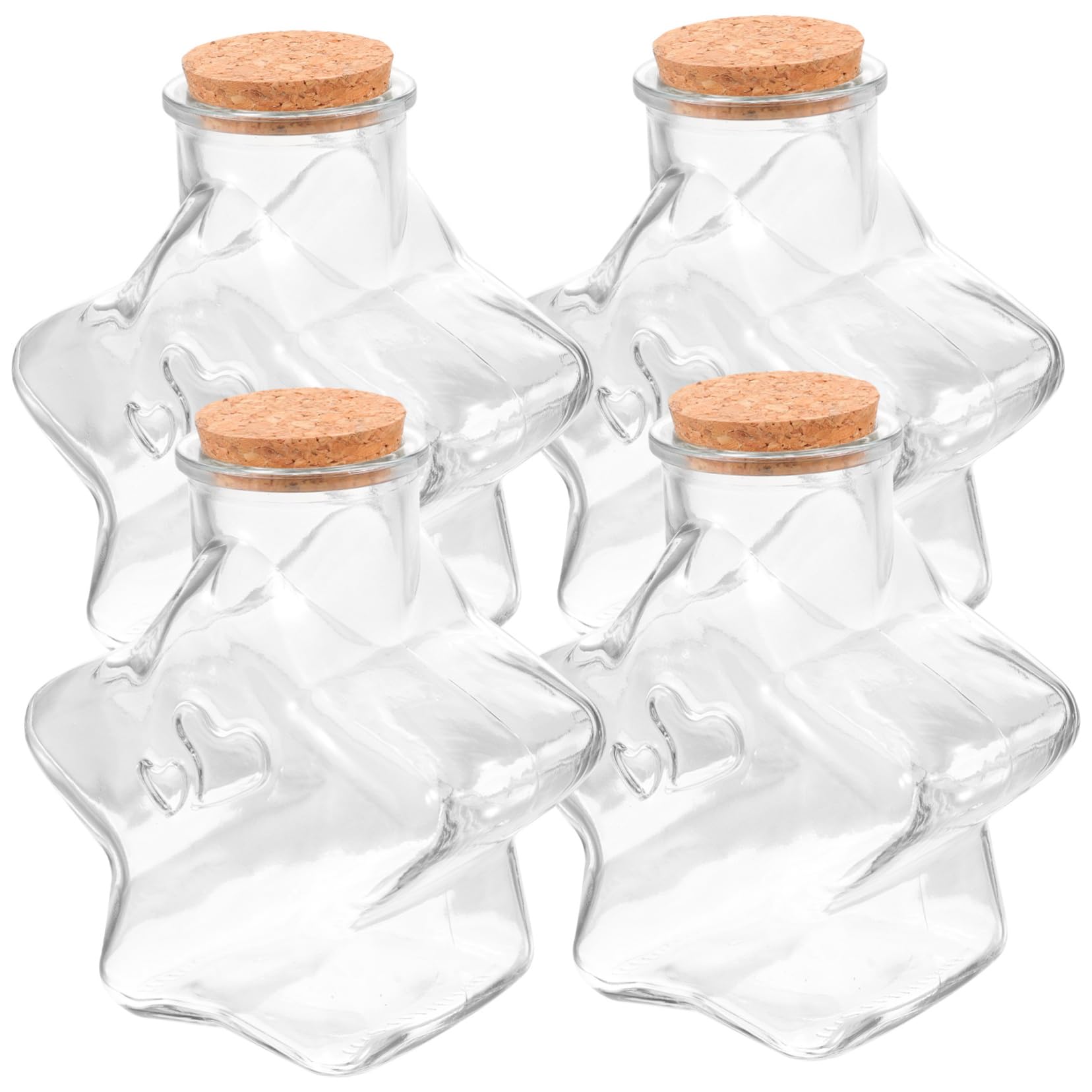 Bouteilles verre avec bouchon liège pour décoration table mariage et mini kit potion enfant