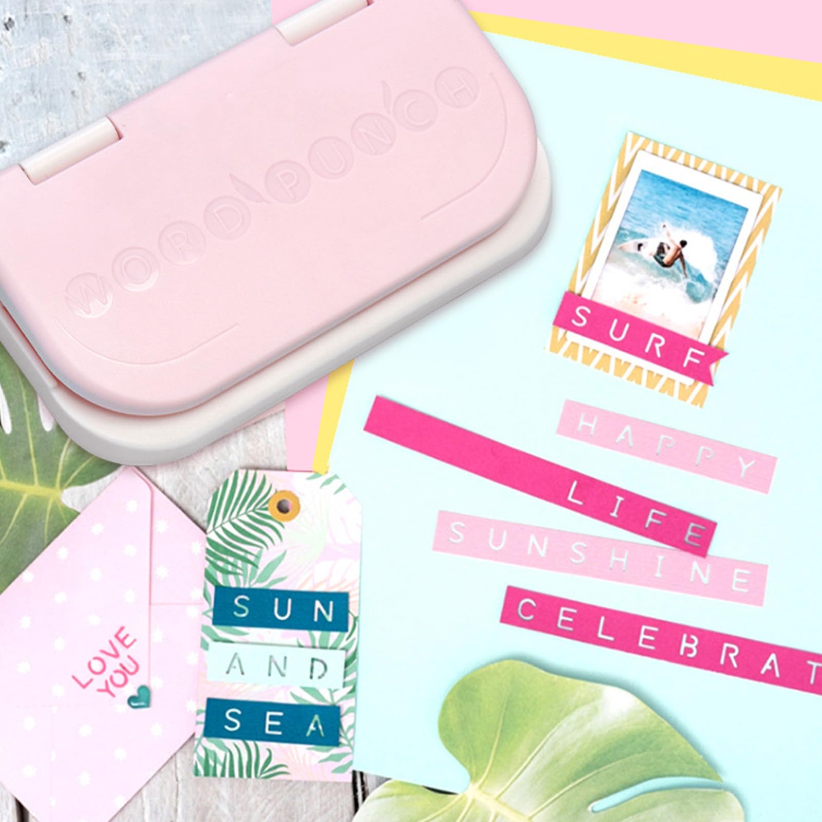 Perforadora Manual del alfabeto con letras en inglés, juego de perforadoras para manualidades, fabricación de tarjetas, manualidades con papel, Material plástico, 26 letras
