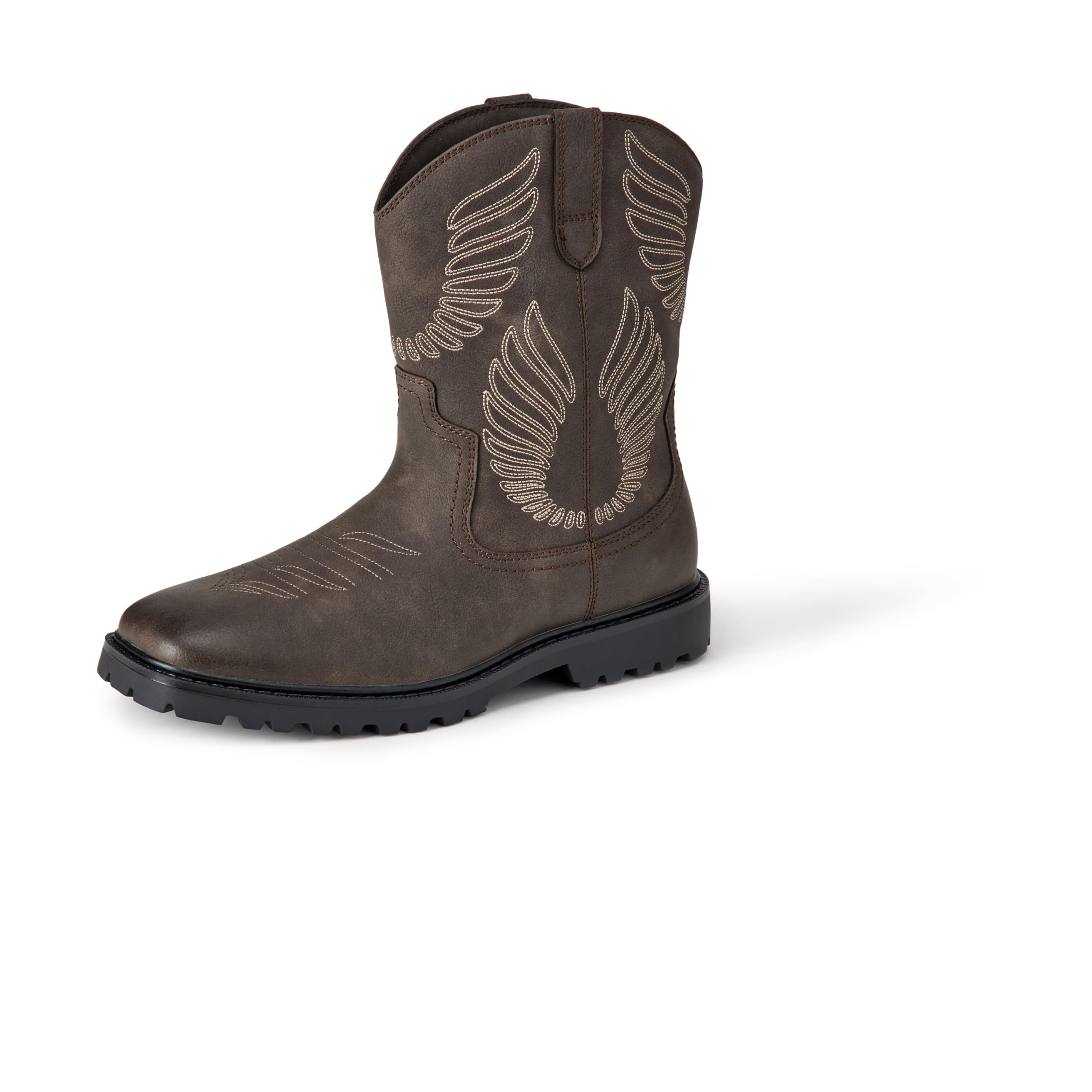 Amazon Essentials Uomo Stivali da Cowboy con Punta Quadrata