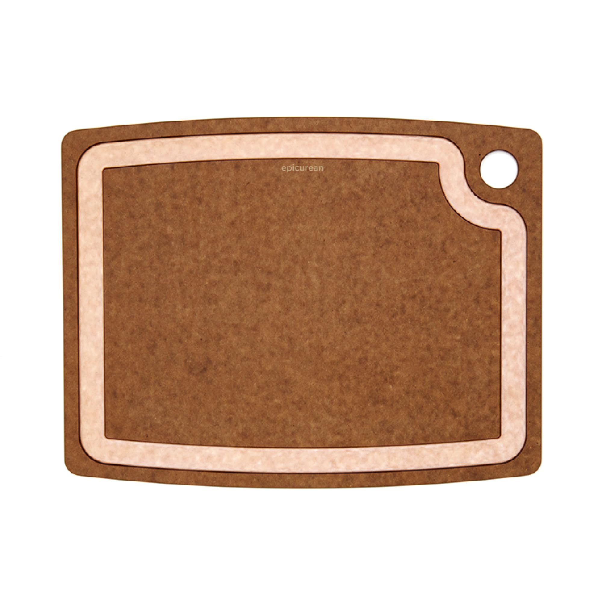 Gourmet 14.5 x 11.25 Cutting Board by Epicurean – 14.5"L x 11.3"W, Paper Composite, Nutmeg/Natural, Model EP21411NMN
