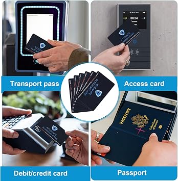 RFID Blocking Card 6 Pack, Credit Card Protector