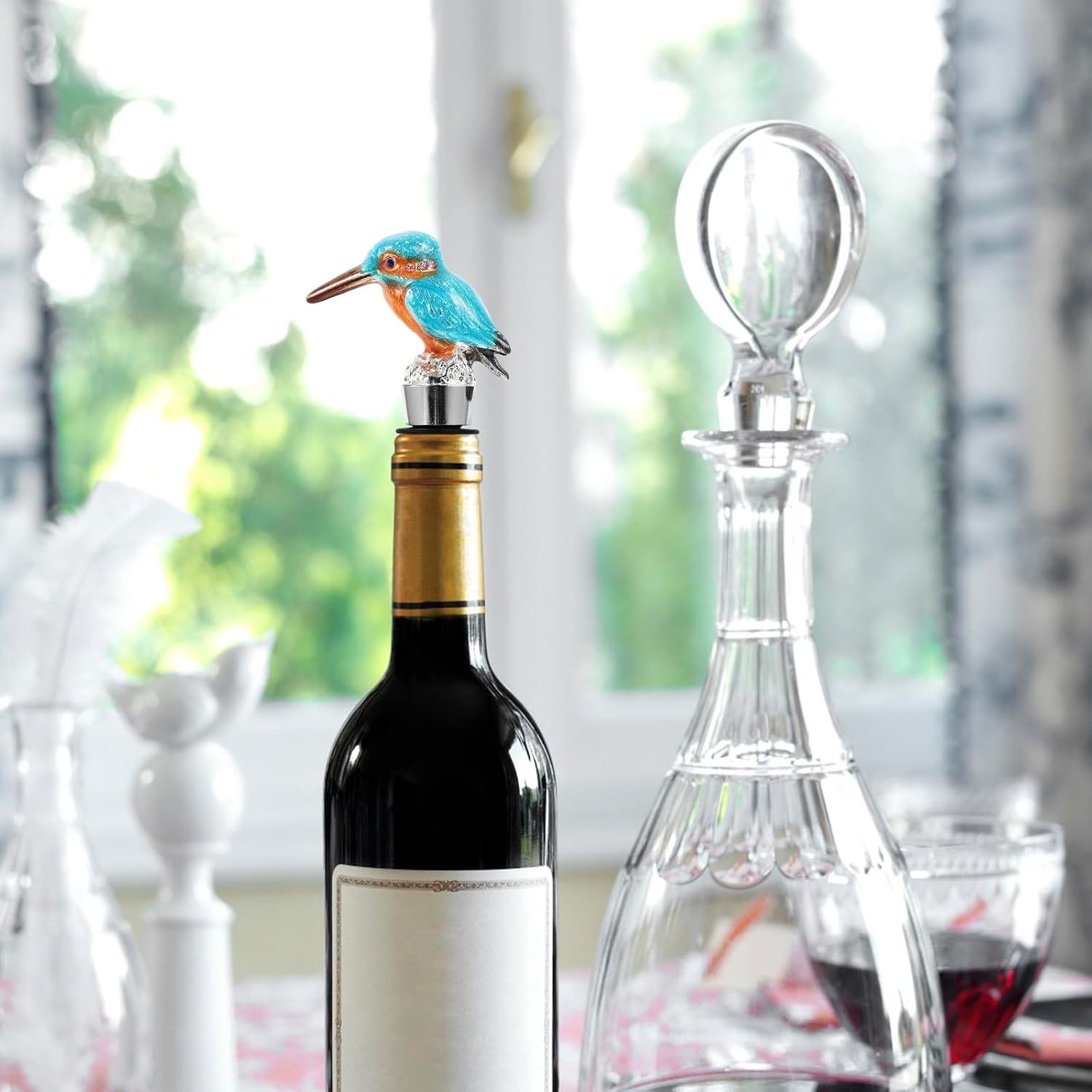 Bird Shape Reusable Wine Stopper for Bars and Homes