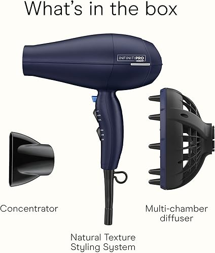 Miniatura 9 de INFINITIPRO BY CONAIR - Secador de pelo de 1875 W con difusor difusor innovador que mejora los rizos y las ondas mientras reduce el encrespamiento