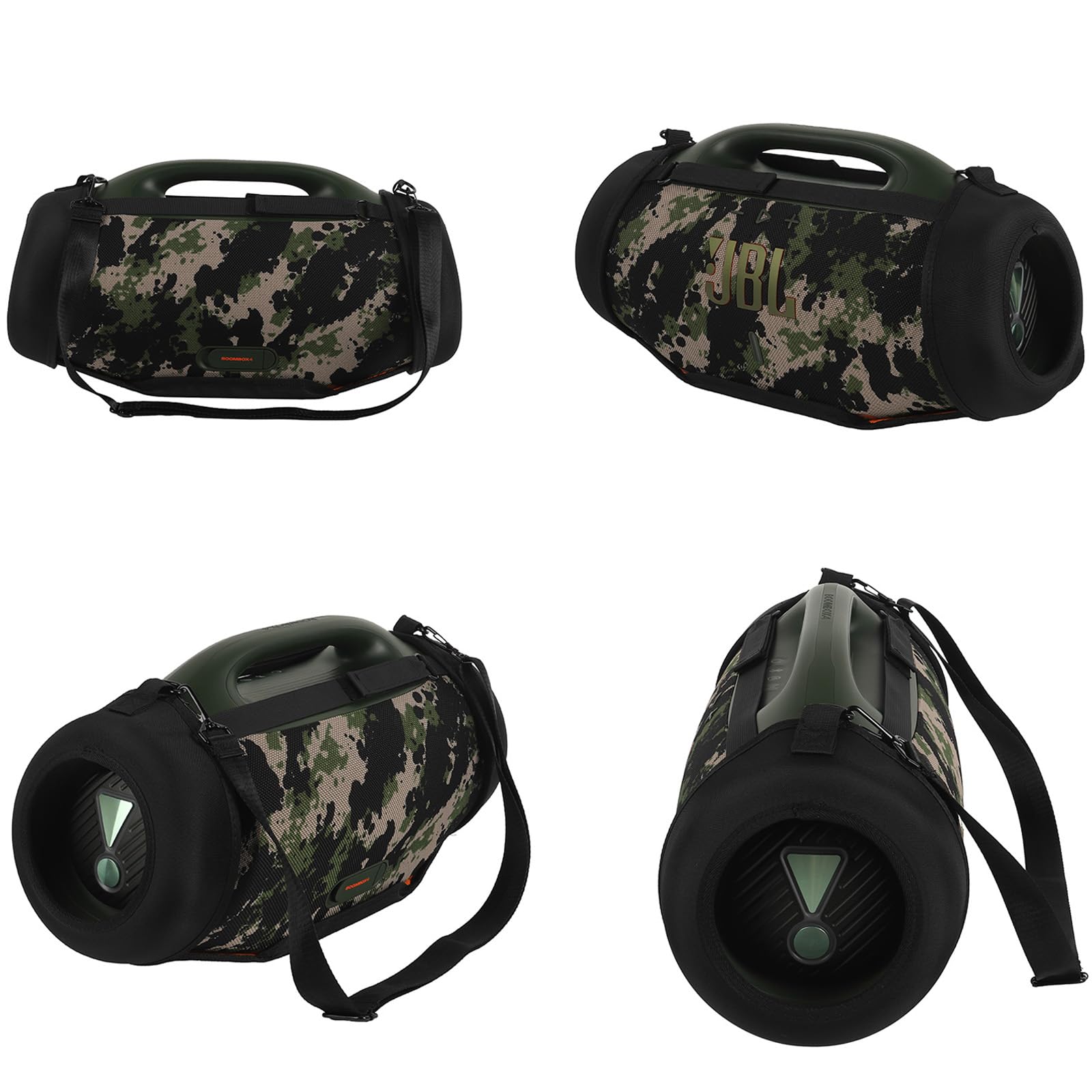 Tracolla Custodia Cinghia di Trasporto per JBL Boombox 4 Speaker Bluetooth Portatile,Boombox 4 Custodia da Protettiva Viaggio Borsa a Tracolla Manica(Nero)