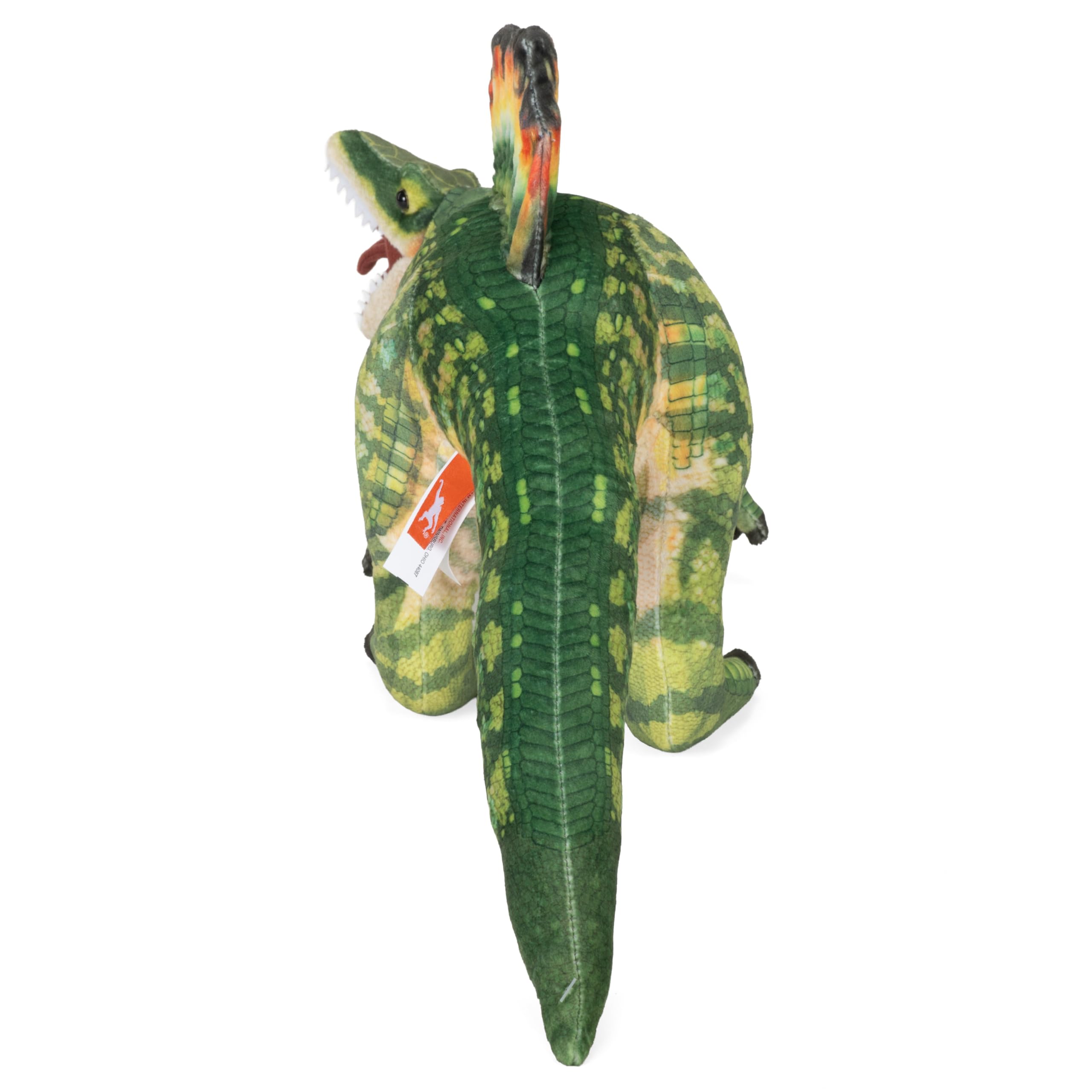Wild Republic Artist Collection Dino Spinosaurus, Geschenk für Kinder, 38 cm, Plüschtier, Füllmaterial besteht aus versponnenen recycelten Wasserflaschen
