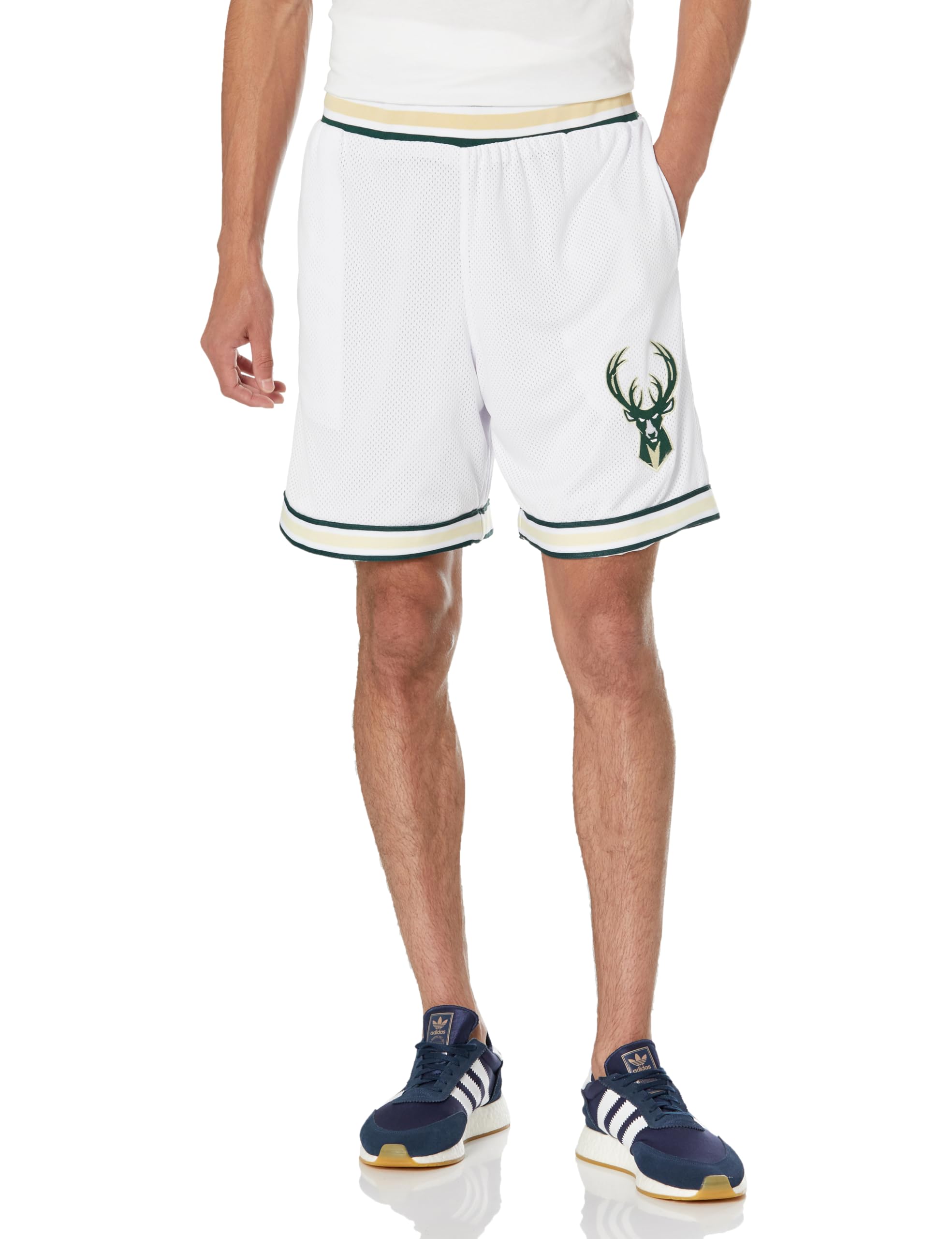 Ultra Game Pantaloncini da allenamento da basket da uomo, ufficiali NBA, 20,3 cm