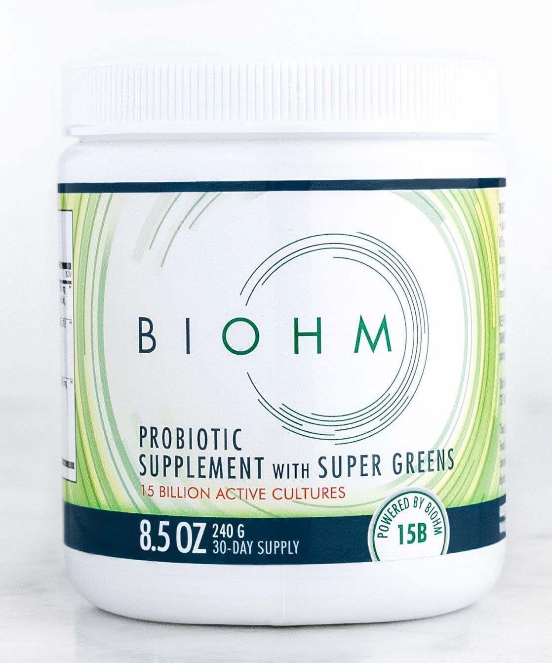BIOHM Super Greens: 15 Percent Off 2 or More Mix Match. HSA Eligible. Great Tasting Superfood Powder with 31 Organic Plant Extracts Plus Probiotics Prebiotics. Easy To Drink. 30 Day Supply.