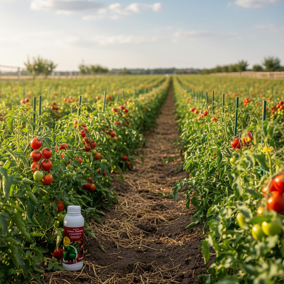 Cultivers CULTIVERS Calcium Pomodori e Peperoni Liquido 5 L Correttore di carenza di calcio per verdure. Il fertilizzante organico naturale rafforza la resistenza alle malattie