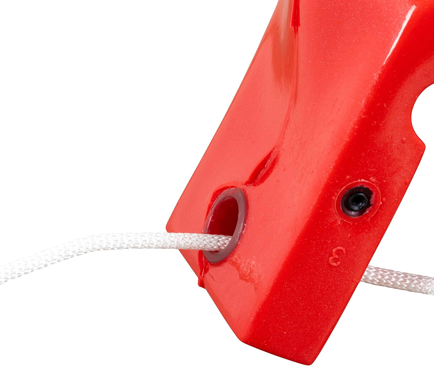 Taylor Made Buoy for Personal Watercrafts, Hook Under Quick Attachment, Flexible Shape, Inflation Valve, Suction Cup and Securing Line Included, for Use at Low Speed or Docking, Red – 2020108224