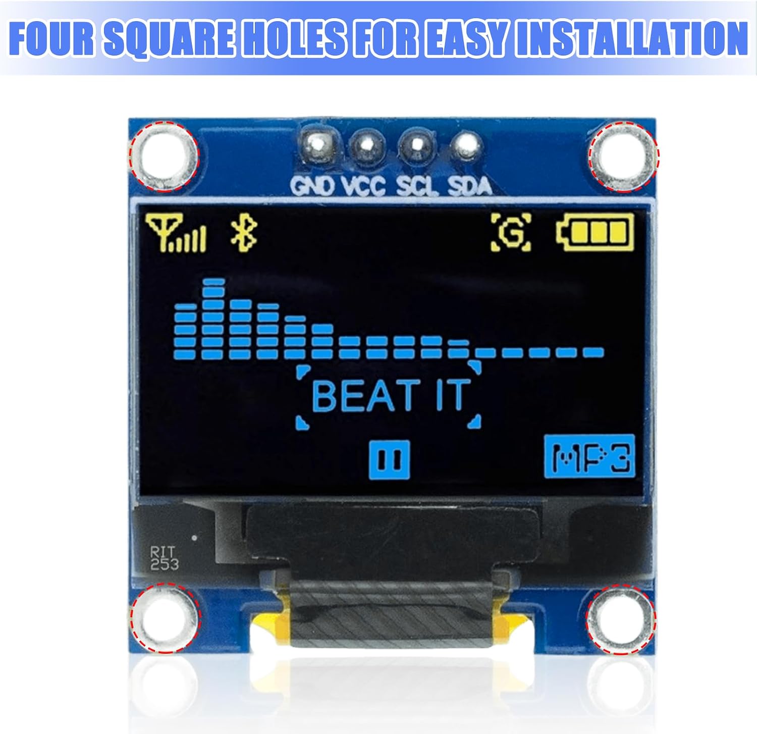 5 sztuk wyświetlacza OLED wyświetlacz OLED o przekątnej 0 96 wyświetlacz OLED 128 x 64 pikseli wyświetlacz OLED serial samoświecąca płyta wyświetlacza wyświetlacz OLED IIC panel wyświetlacza