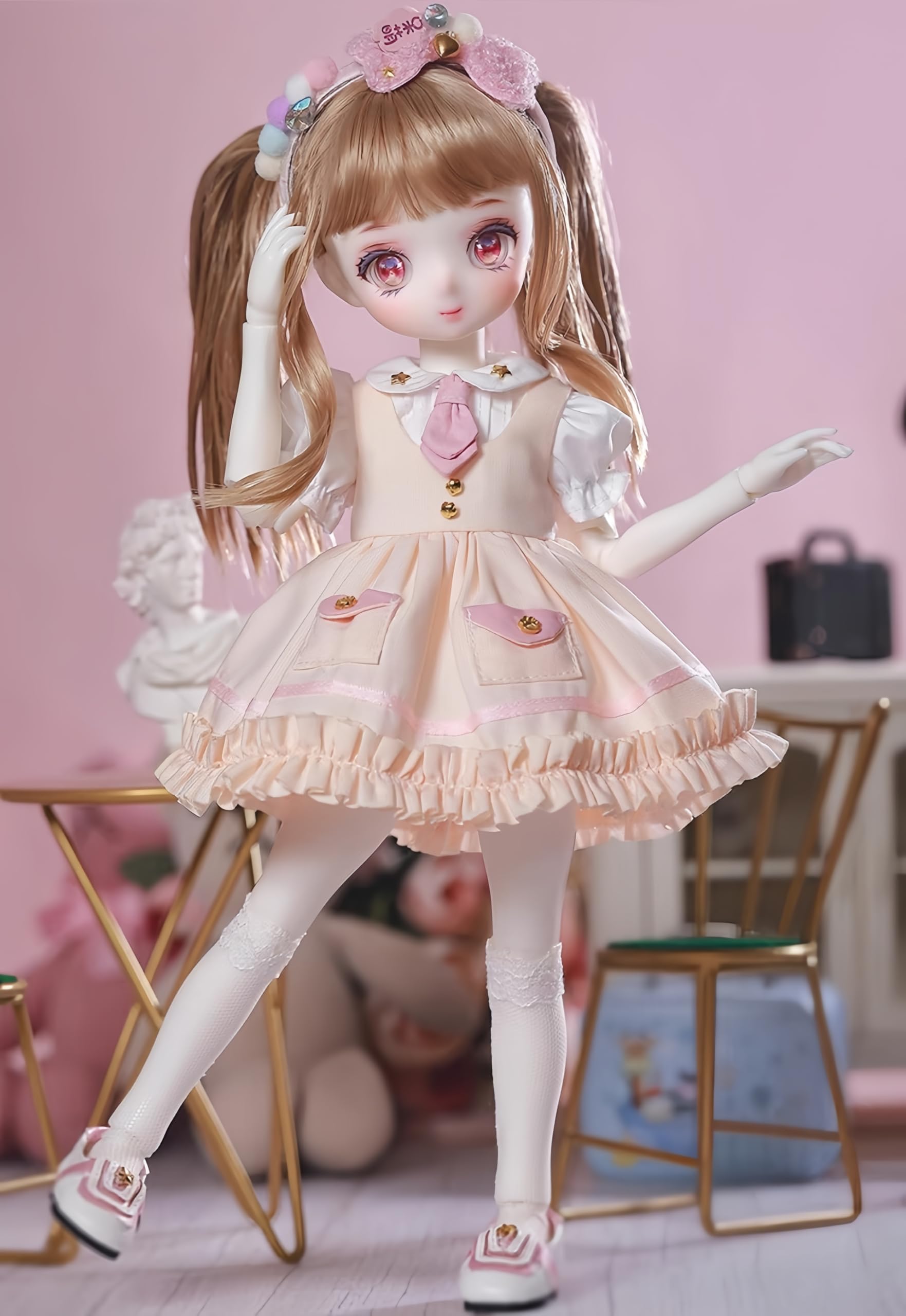 Poupée BJD 1/6 DIY – Kit Costume Ancien à Fabriquer Soi-Même, Cadeau Original Pour Enfant