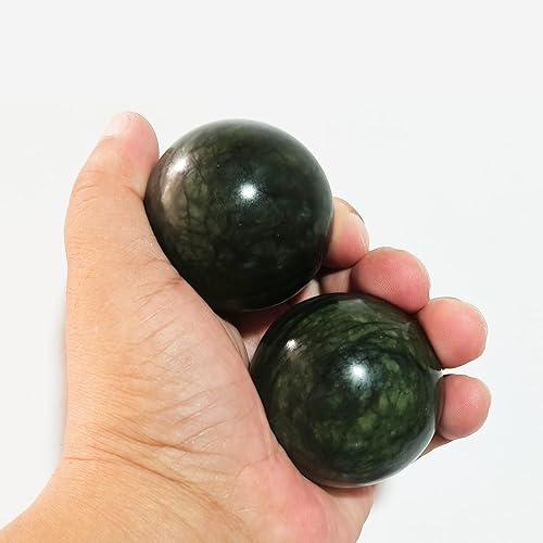 Miniatura 9 de LLY 2 Pelota de ejercicio de mano, bola de Baoding china, bola de terapia de mano, bola de masaje para alivio del estrés para adultos, alivia la