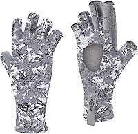 Vista 8 de Palmyth Guantes de pesca sin dedos con protección UV, UPF50+, guantes de sol para hombres y mujeres para kayak, senderismo, remo, conducción
