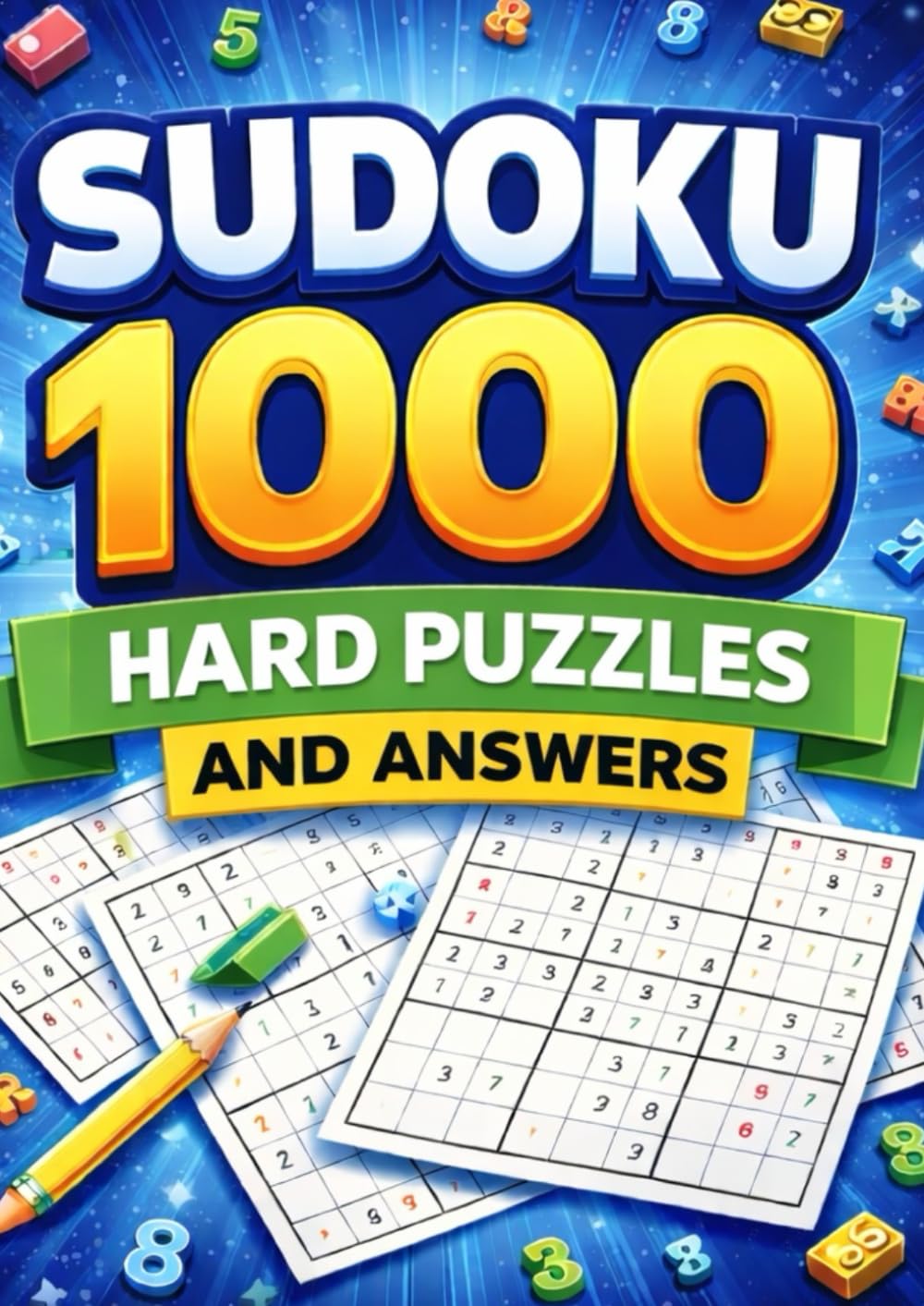 Sudoku 1000 puzzles and answers hard